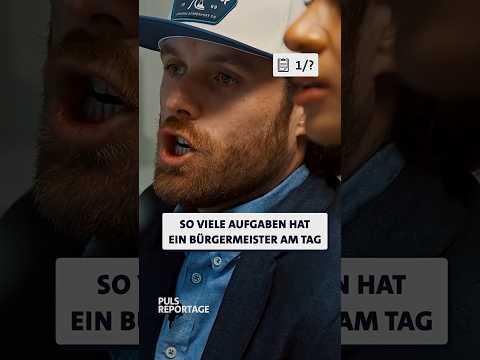 Nine-to-five von Montag bis Freitag? Nicht für Bürgermeister Maximilian Hertlein! 🏘️