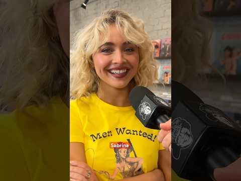 Sabrina Carpenter really wants to know how Nardwuar knows! #sabrinacarpenter #nardwuar