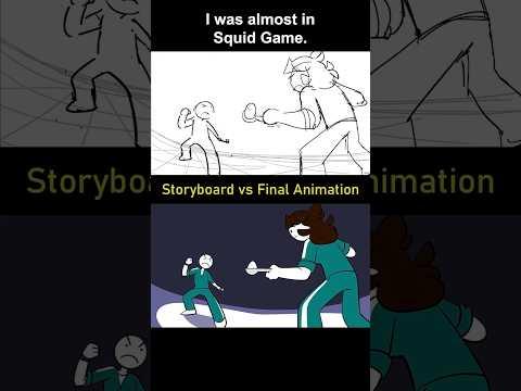 Storyboard vs Animation: I was almost in Squid Game. (shot 21)