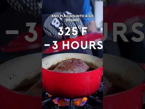 How to make classic American pot roast!