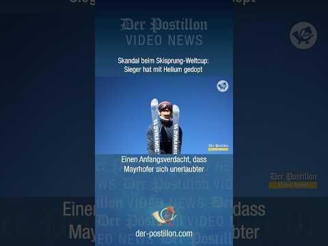 Skandal bei Skisprung-Weltcup: Sieger hat mit Helium gedopt