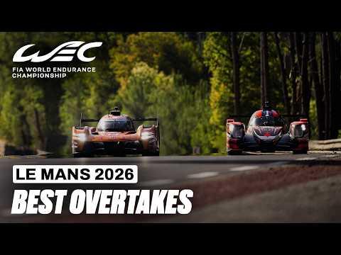 10 of the BEST Overtakes from Le Mans 2026 | 24 Hours of Le Mans 2026 | FIA WEC