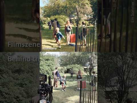 BTS - Vor der Kamera vs. Hinter den Kulissen | Ein Sommer in Sommerby #filmtipp #shorts