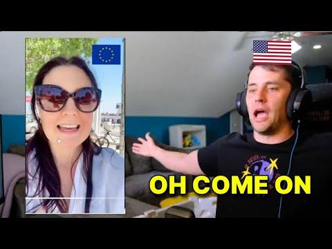 American reacts to "How to spot an American in Europe before they speak"