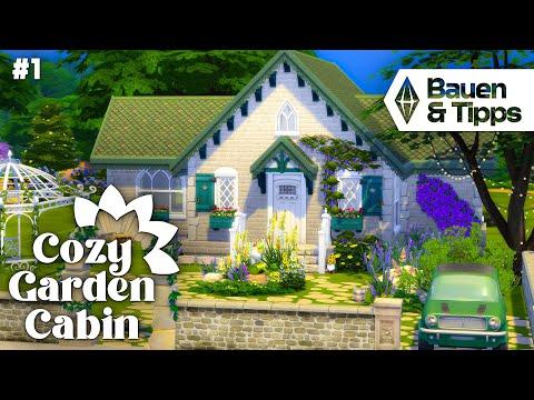 Die Sims 4 Haus bauen 🏡 GRUNDRISS Cozy Garden Cabin #1