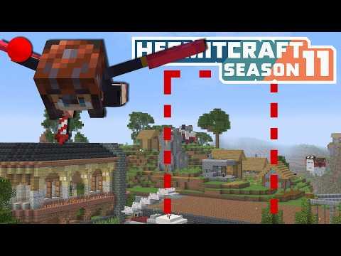 Moving The Fire Training Tower | Hermitcraft 11 Stream