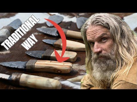 Crafting A Stone Knife Like The First Humans #survival #flintknapping #archaeology #history #lithics