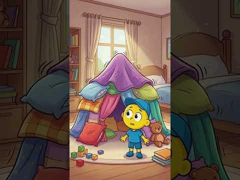 Cozy fort 🏠🐱 Bimo plays 💛 #bimo #bimoonline