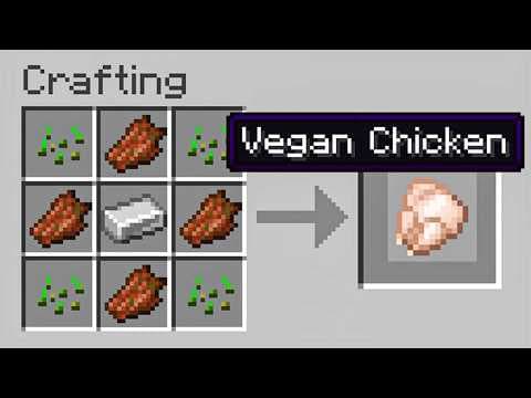 When a Vegan plays Minecraft...