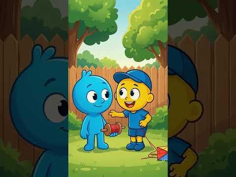 Fly the kite 🪁 Bimo & friend 💛 #bimo #bimoonline