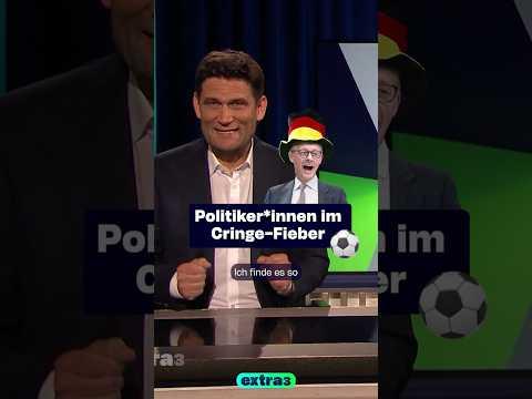 Peinliche Videos von Politiker*innen zur WM #Shorts #extra3