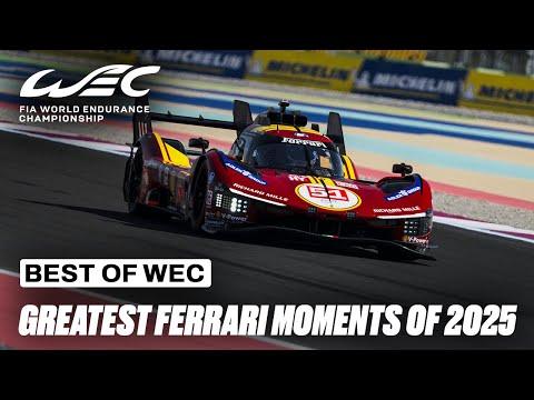 Greatest Ferrari Moments from the 2025 Season | FIA WEC