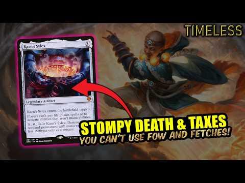 Karn's Sylex Is Nuts! Stompy Taxes Gets More Prison Effects! | Timeless BO3 | MTG Arena