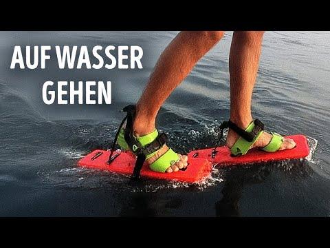 Ingenieure entwickelten Schuhe, mit denen man tatsächlich auf dem Wasser gehen kann