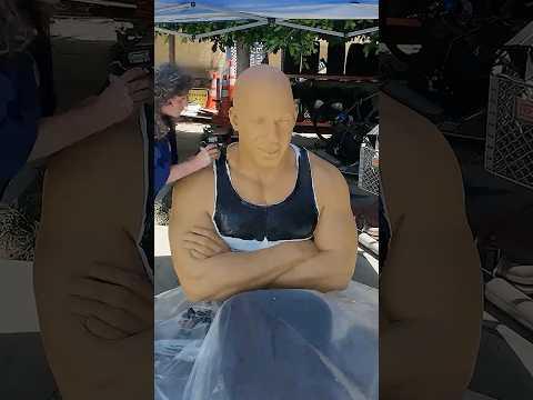 We painted Vin Diesel