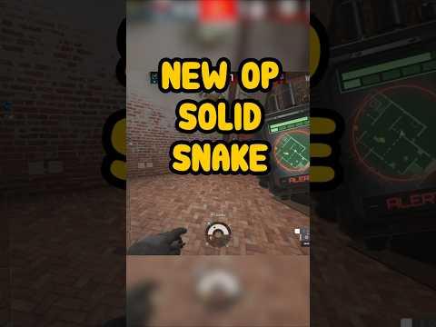 NEW OP SOLID SNAKE (SIEGE SCHOOL) #shorts