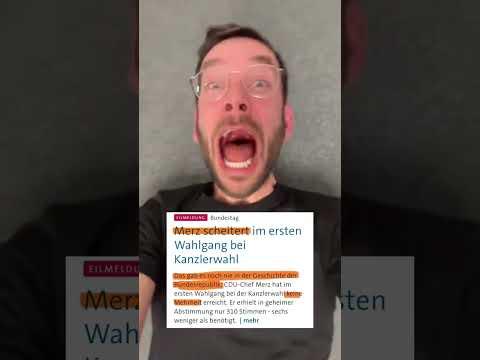 Friedrich Merz Scheitert bei Kanzlerwahl im ersten Wahlgang