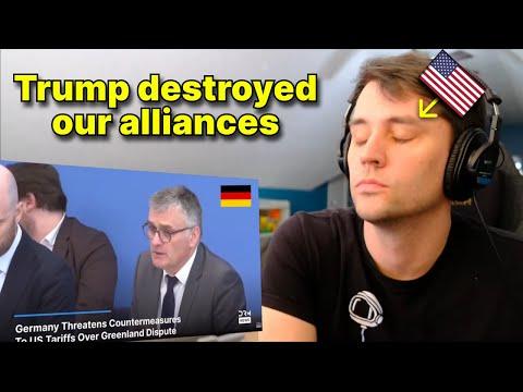 American reacts to Germany's Warning to Trump after Tariff announcement