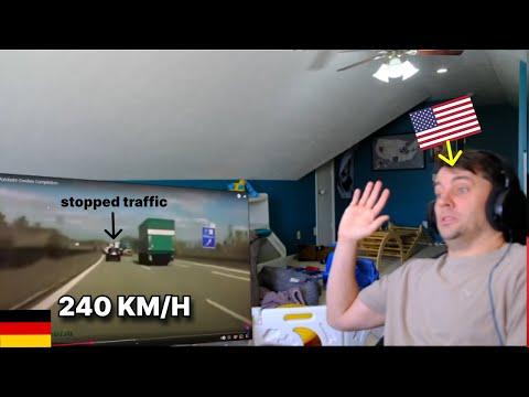 American reacts to German Autobahn high speed accidents (not graphic)