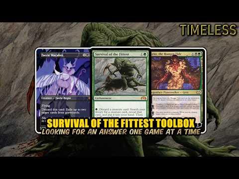 Survival of the Fittest Comes To Timeless! GB Toolbox | Timeless BO3 | MTG Arena