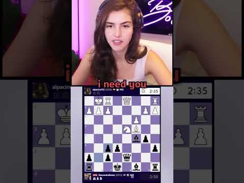 Andrea Annoys Alex During Her Chess Match..