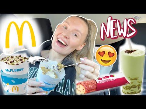 SO SO LECKER, oder? 😋 MC DONALDS NEWS im TEST! 🍔 Pistazien Mc Flurry, Milchshake, Himbeertasche