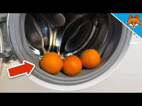 Wirf ORANGEN in deine Waschmaschine und STAUNE WAS PASSIERT💥(Genialer Trick)🤯