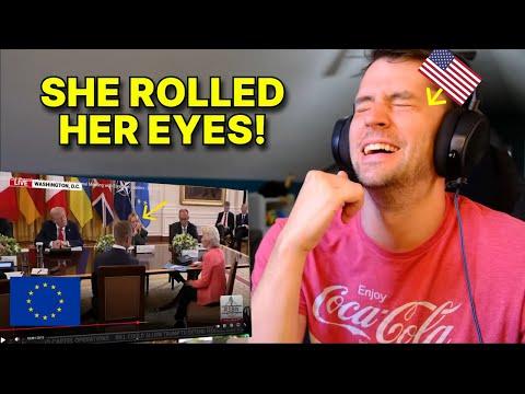 American reacts to Trump meeting with European Leaders