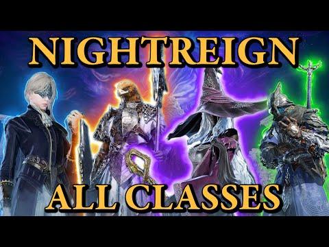 I Beat NIGHTREIGN With ALL 4 CLASSES