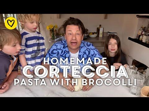 Family Favourite Pasta! Corteccia Pasta with Hot Smashed Broccoli By Jamie Oliver