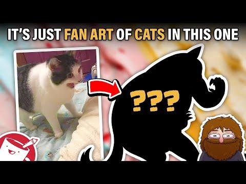 We're Literally Just Drawing Fan Art of Random Cats