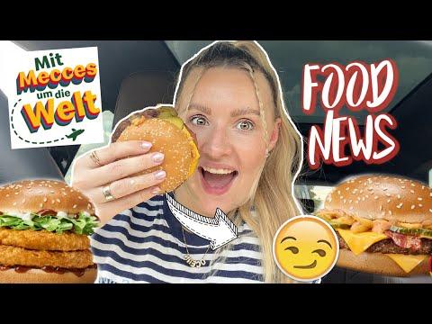 OHA! MC DONALDS NEWS um die Welt 2.0 😍 FOOD NEWS LIVE TEST! Chicken Samurai, Maple Beef Burger 🍔