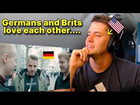 American reacts to "What do the Germans think of the British!?"