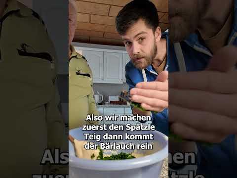 Kochen mit Opa Teil 11| Bärlauch Spätzle #Küche #Rezept #Kochen