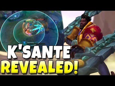 K'SANTE 'NEW CHAMPION' GAMEPLAY REVEAL+ ABILITIES!