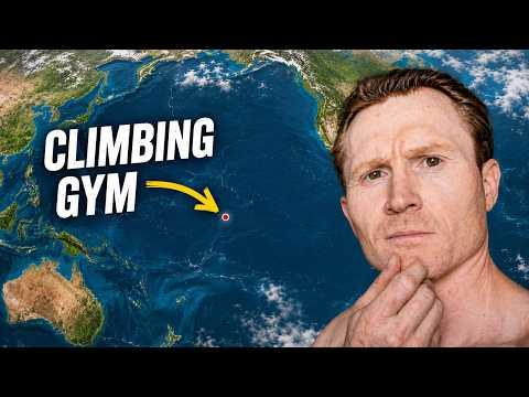 Is this the most isolated climbing gym in the World?
