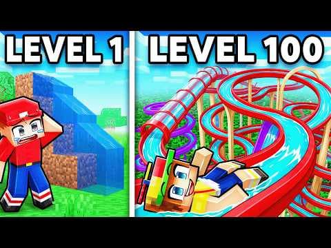 $1 VS $1,000,000,000 Waterslide in Minecraft...