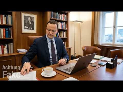 Deepfake-Video zeigt Jens Spahn, wie er kompetent seinen Job erledigt