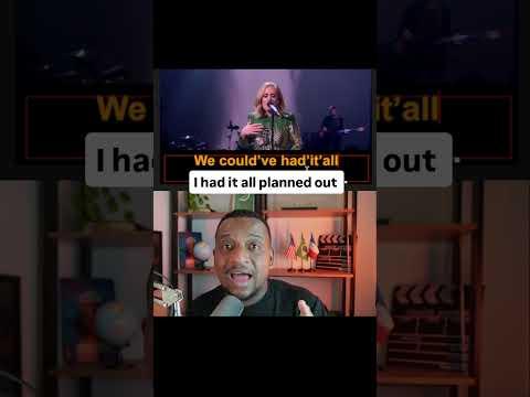 Como entender o inglês falado - Adele