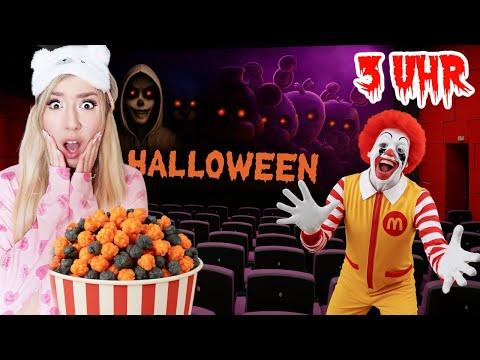 GRUSELIGSTE NACHT mit CLOWN RONALD Mcdonalds (GEHE niemals ins KINO alleine um HALLOWEEN zu schauen)