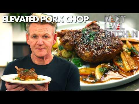 Gordon Ramsay Cooks Up A Delicious Shake And Bake Pork Chop