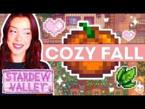 Cozy Playthrough of the ENTIRE Fall Season in Stardew Valley