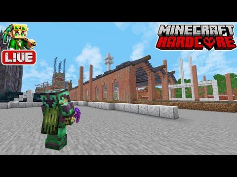 🔴 LIVE 🔴 A Fallout-Inspired Train Yard in my 53,800 Day Hardcore Minecraft World