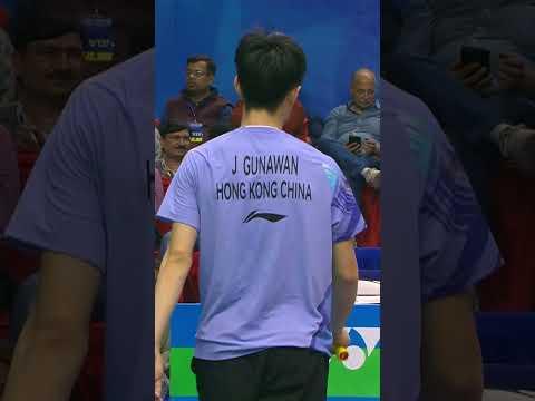 Fantastic reaction Jason Gunawan! #shorts #badminton #BWF