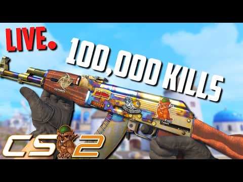 Getting 100,000 Kills On My AK47 in CS2