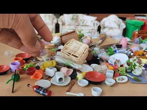 Full Miniature Real Cooking Kitchen Set installation | Mini kitchen Real utensils collection Part 16