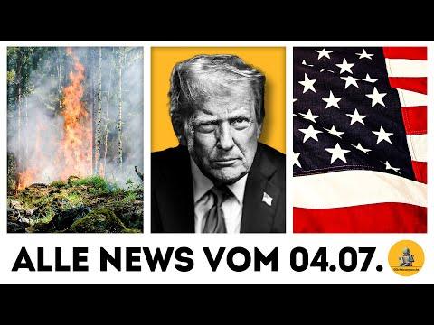 Der Osten brennt 🌲👩‍🚒 ... die USA auch! 🇺🇸🫠  | Alle News vom 04.07.2025