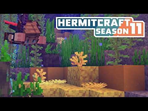 Prettifying The Riverbed | Hermitcraft 11 Stream