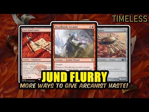 Cori-Steel Cutter + Dreadhorde Arcanist Makes Flurry Easy | Timeless BO3 | MTG Arena