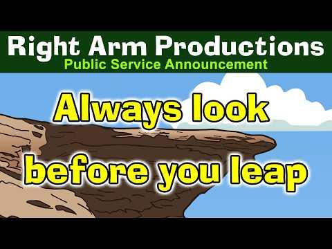 Public Service Announcements Series 2 011 Always Look Before You Leap